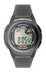 Ceas pentru barbati, Casio Digital, F-200W-1ADF