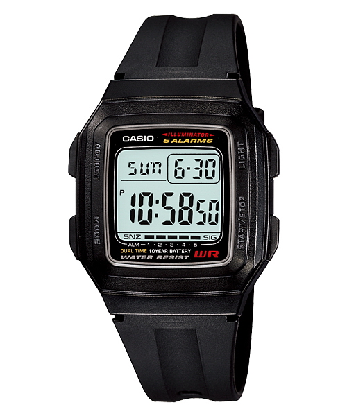 Ceas pentru barbati, Casio Digital, F-201WA-1ADF